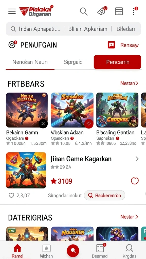 Tampilan antarmuka yang intuitif dan menarik.
