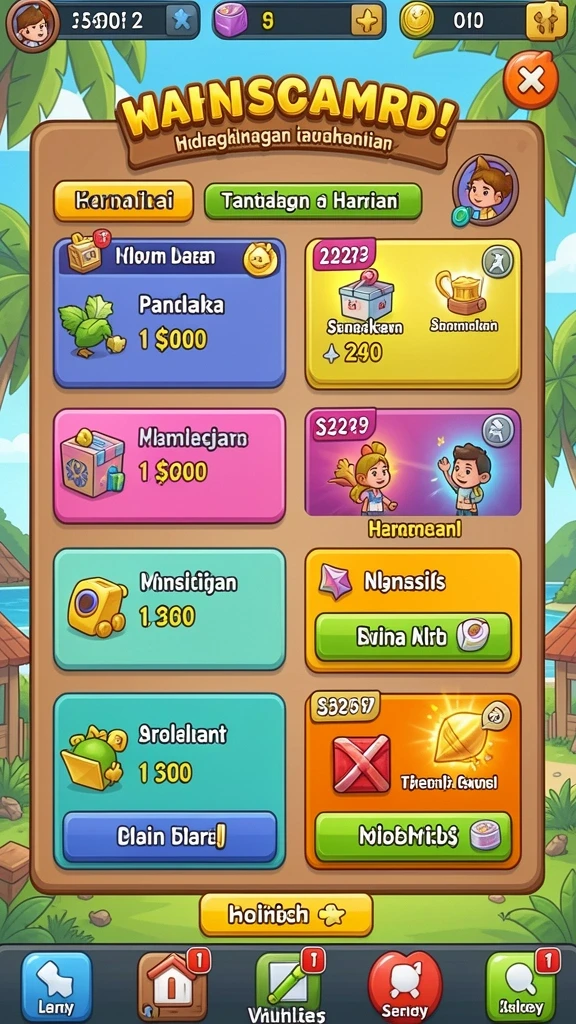 Screenshot menunjukkan aksi seru di dalam game.
