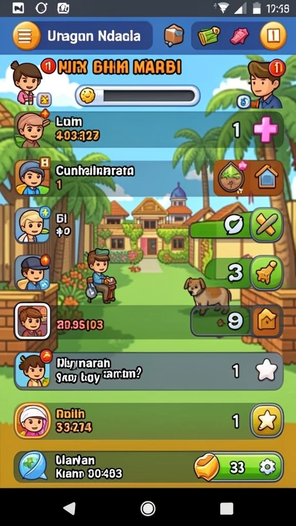 Gambaran tentang karakter dengan upgrade terbaru.