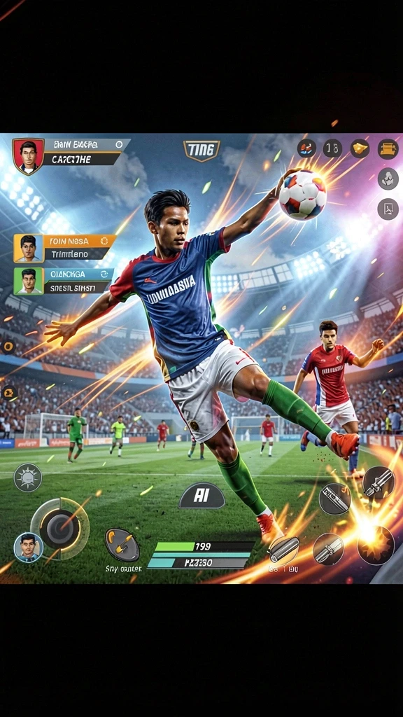 Screenshot menunjukkan grafis fantastis dari permainan.