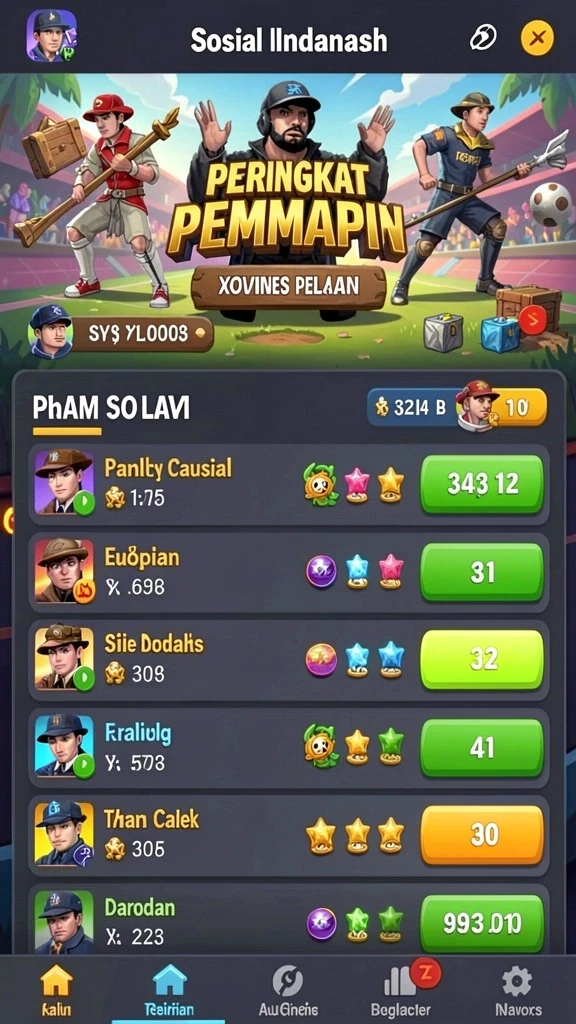 Interface yang mudah dijelajahi dan intuitif.