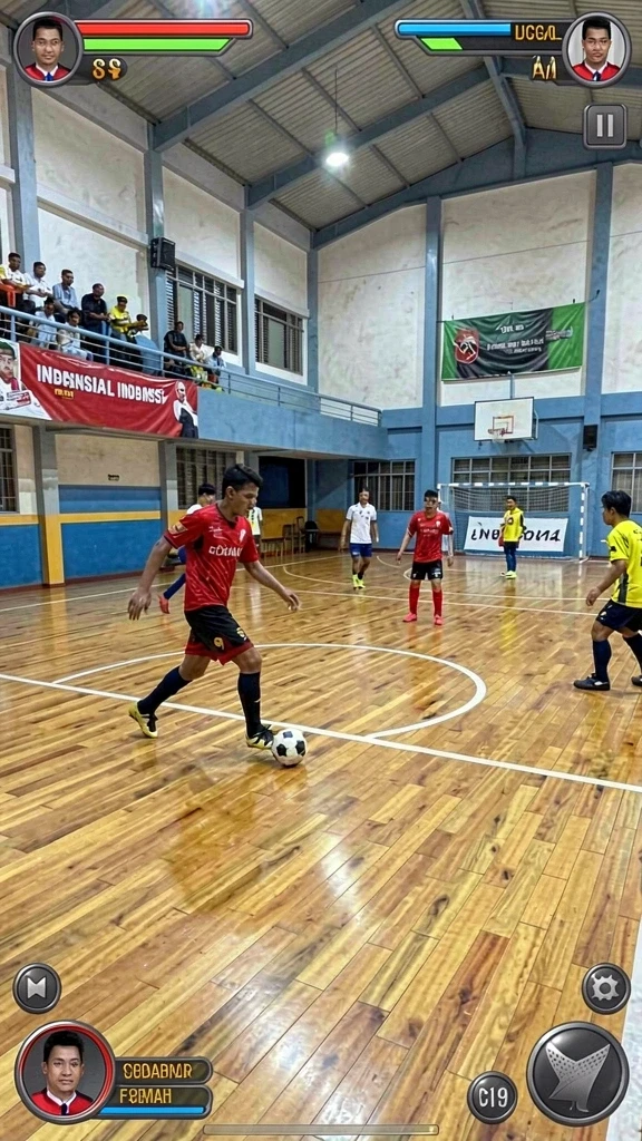 Desain grafis yang memukau meningkatkan pengalaman bermain.