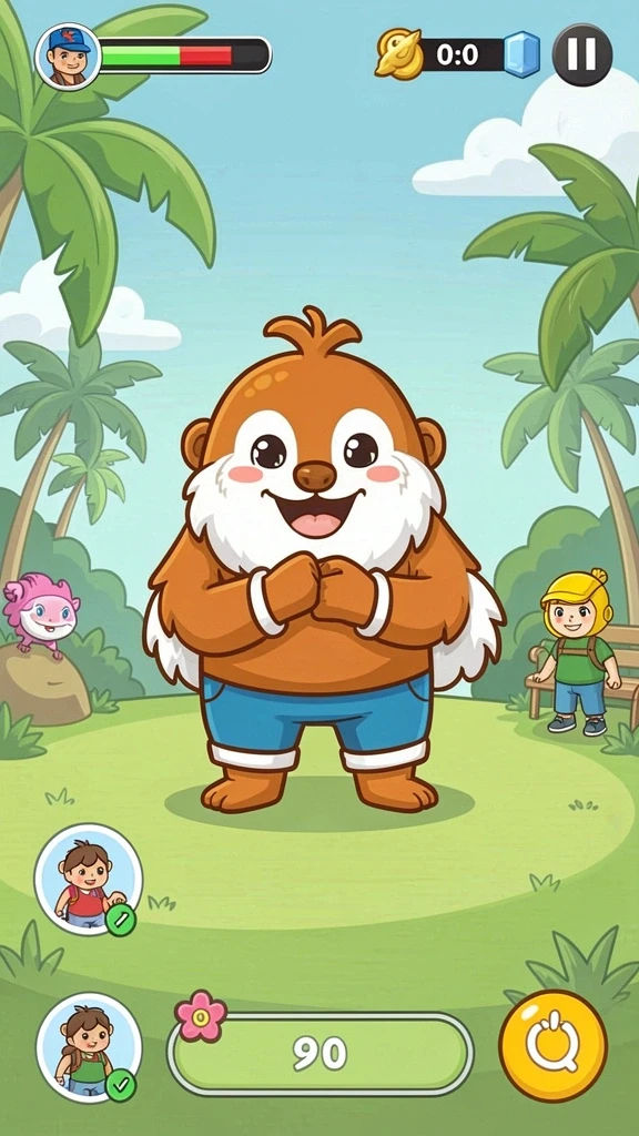 Karakter-karakter unik dalam game.