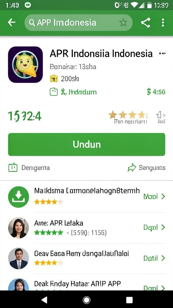 Tampilan antarmuka yang ramah pengguna.