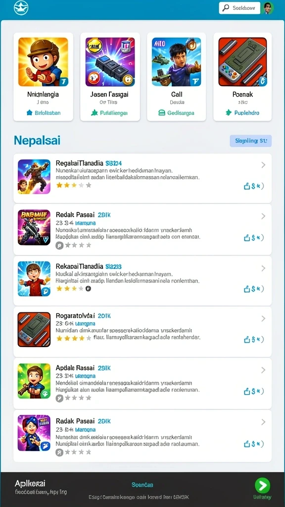 Pertarungan melawan monster besar yang menegangkan.