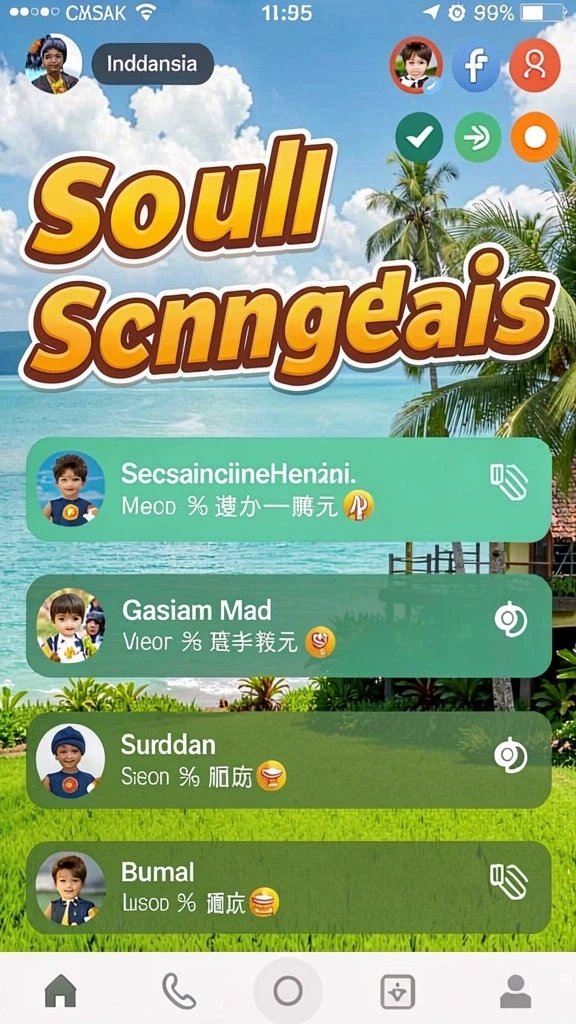 Fitur karakter unik yang bisa dipilih.