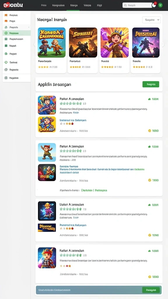 Mode permainan yang seru dan kompetitif.