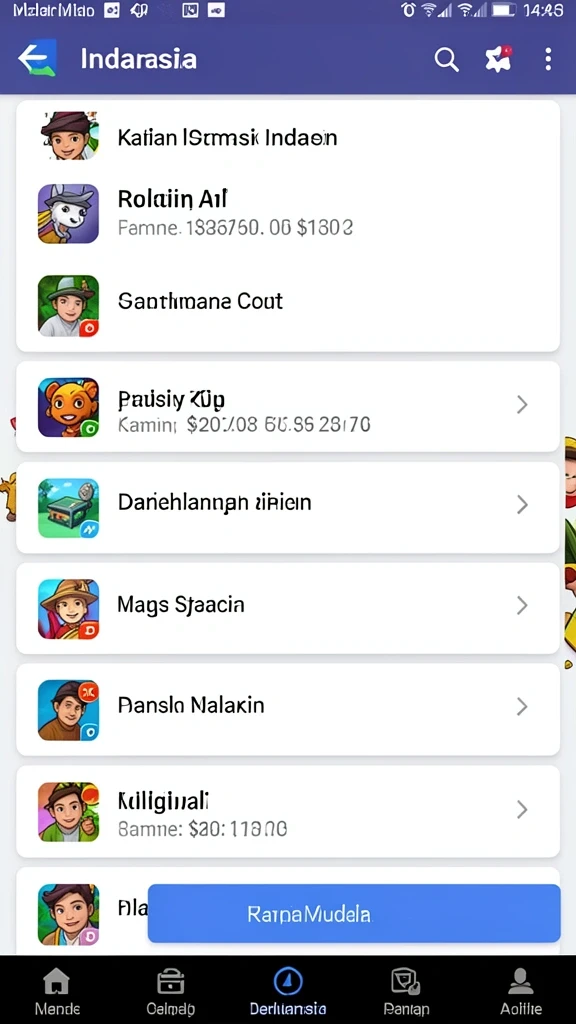 Fitur interaktif untuk bermain bersama teman.