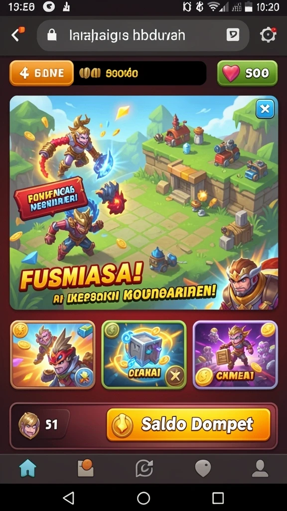 Beragam tantangan yang tersedia untuk pemain.