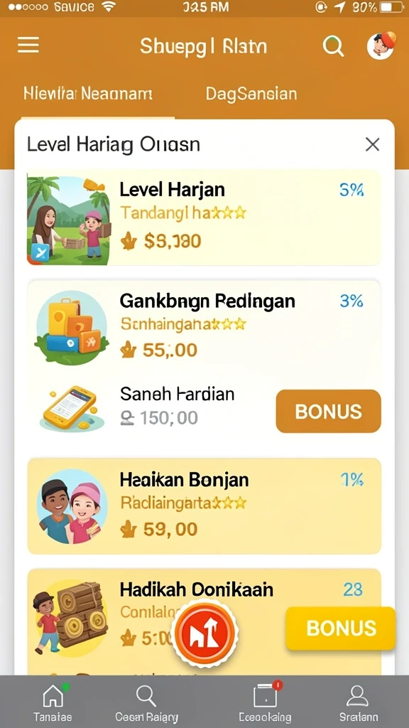 Fitur leaderboard yang memungkinkan kompetisi antar pemain.