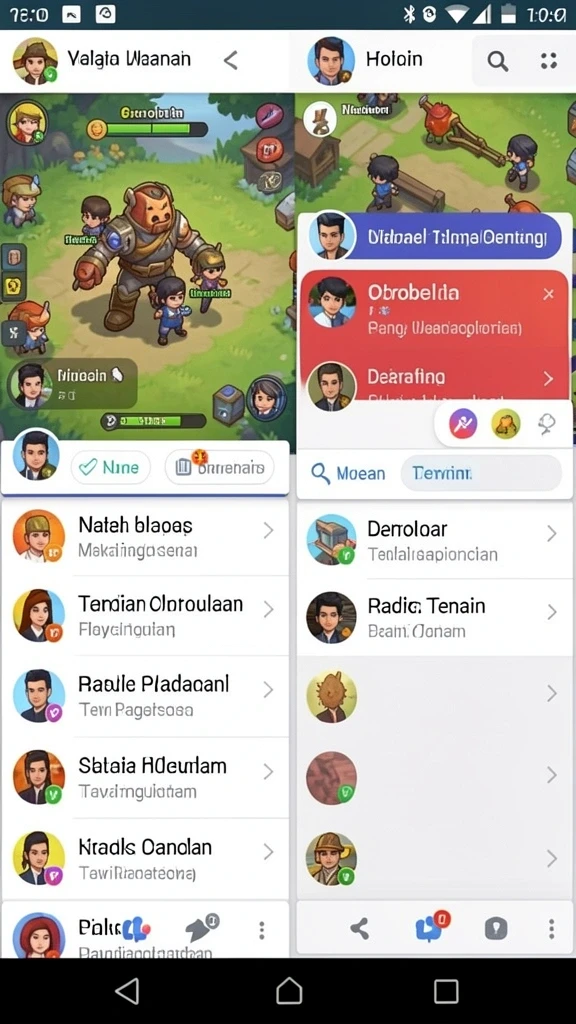 Karakter unik dengan kemampuan spesial yang berbeda.