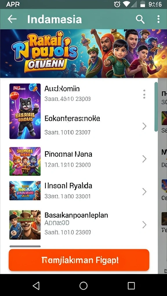 Fitur mode kompetisi yang mendebarkan.