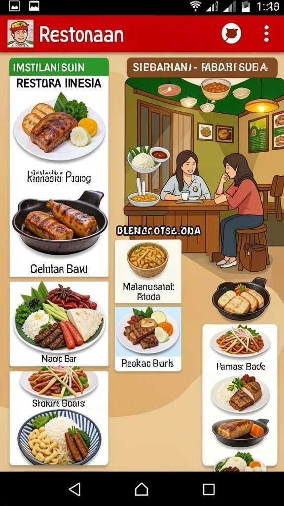 Tampilan antarmuka pengguna yang menarik dan mudah dinavigasi.