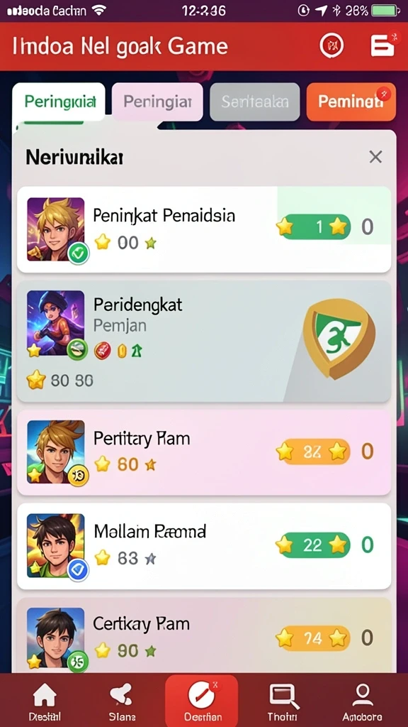Tampilan antarmuka yang menarik dan user-friendly.