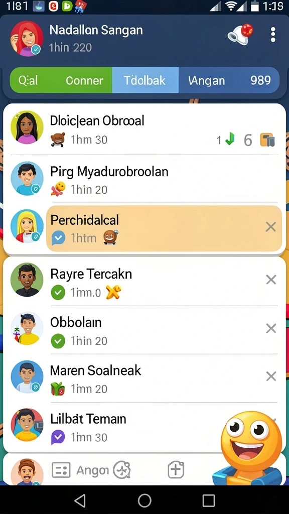 Fitur interaktif untuk berkolaborasi dengan pemain lain.