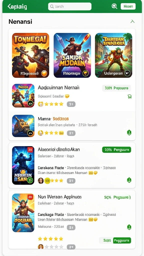 Antarmuka pengguna yang intuitif dan mudah dipahami.