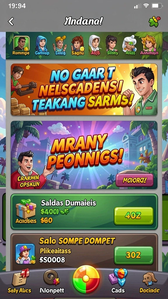 Screenshot fitur multiplayer yang seru di KAOL68.