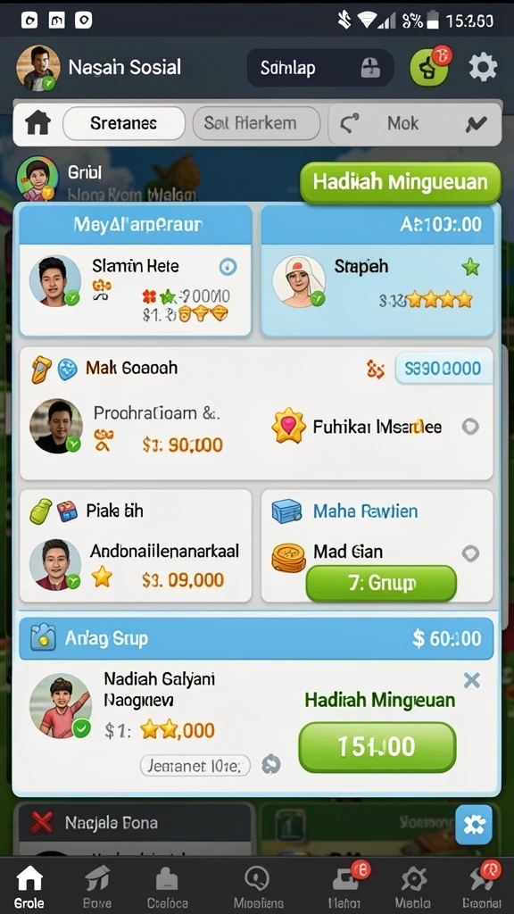 Gambar menunjukkan karakter utama dalam petualangan serunya.