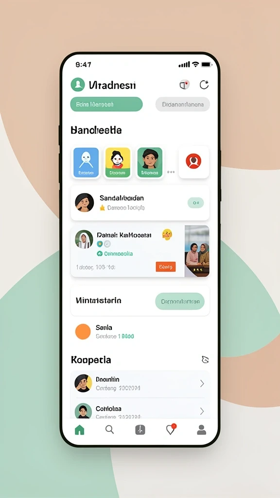 Tampilan awal yang mengesankan dan menarik.