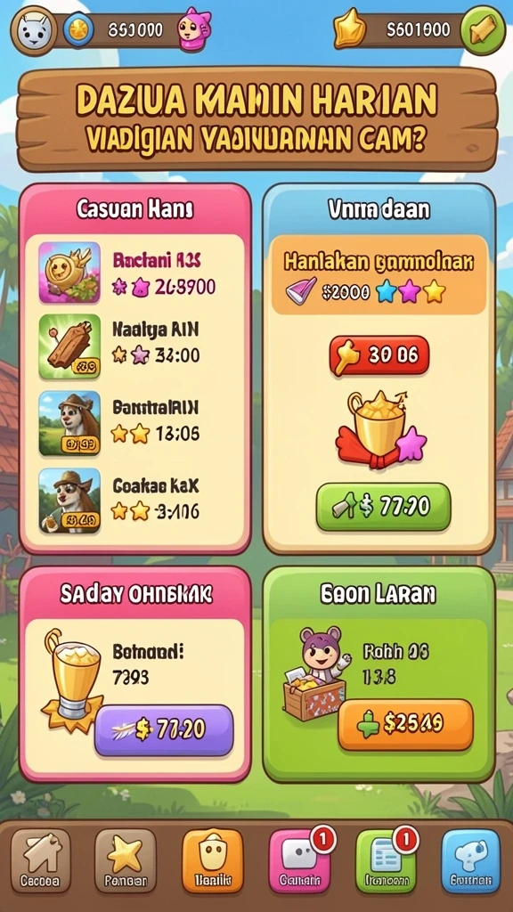 Tampilan antarmuka pengguna yang intuitif dan mudah dipahami.