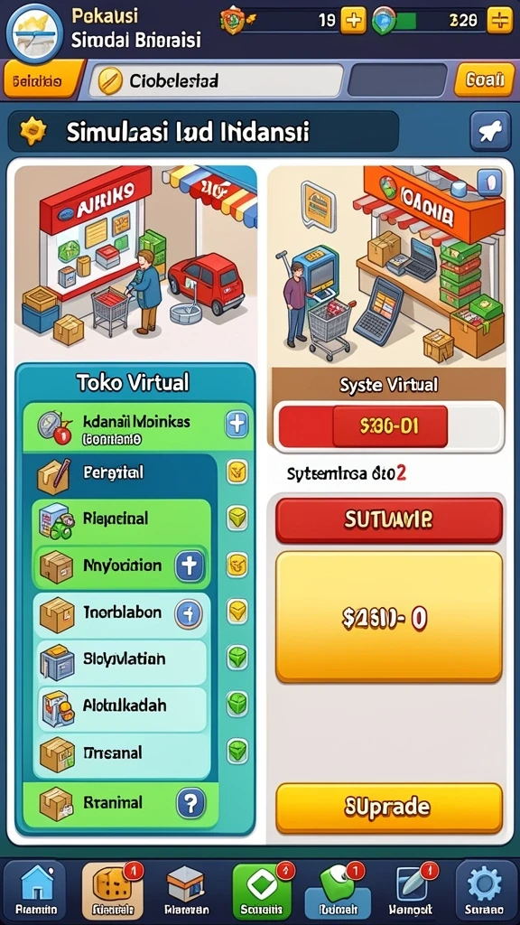 Screenshot menunjukkan karakter dalam aksi petualangan.