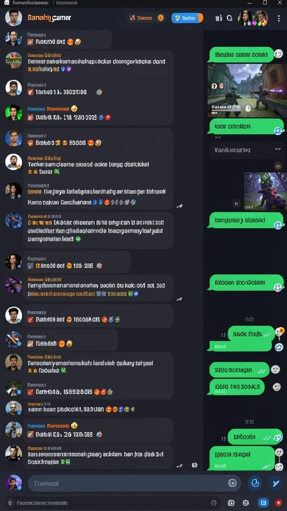 Berbagai karakter unik untuk dipilih.