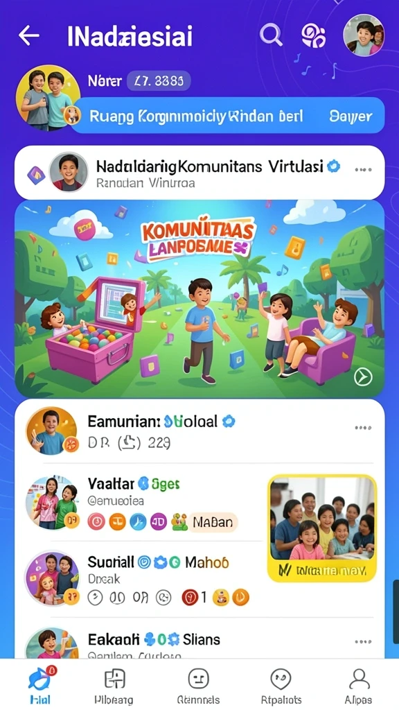 Grafis yang memukau dan penuh warna.
