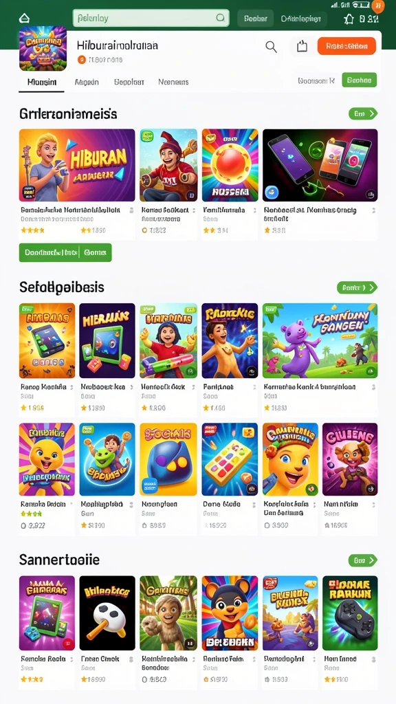 Tampilan antarmuka yang user-friendly dan menarik.