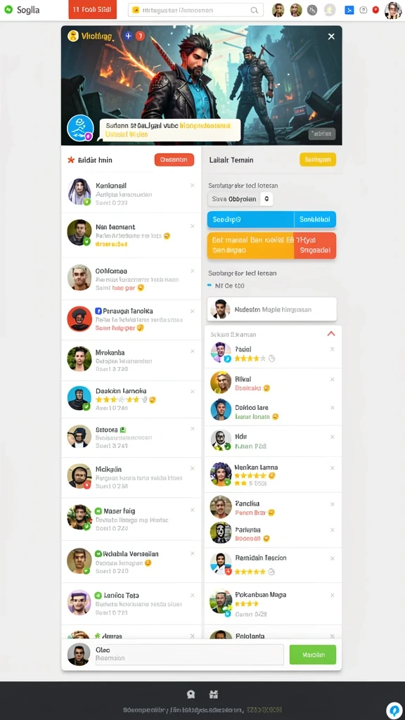 Tampilan menu utama yang user-friendly.