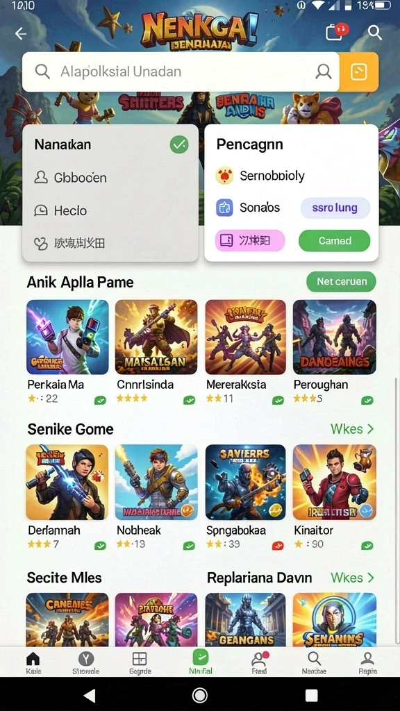 Visual yang menakjubkan dan efek suara yang mendalam.