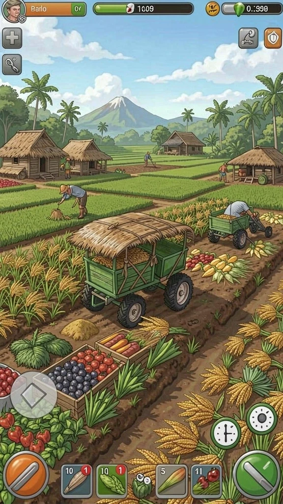 Fitur permainan yang beragam dan seru.