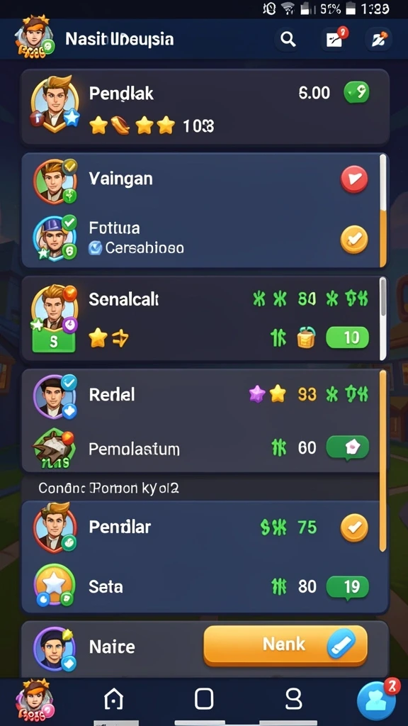 Tampilan grafis yang memukau dan penuh warna.
