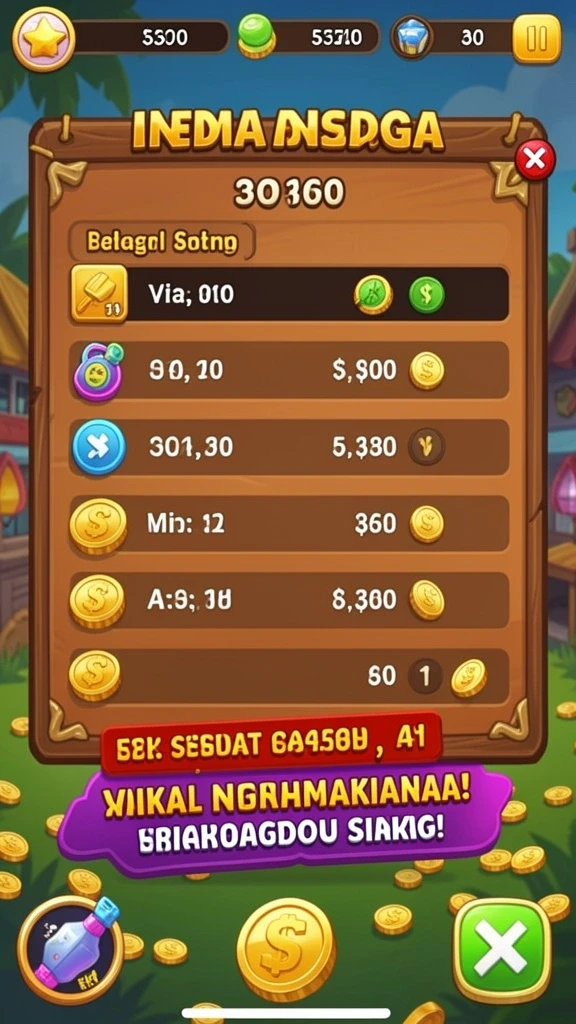 Kustomisasi karakter sesuai keinginan Anda.