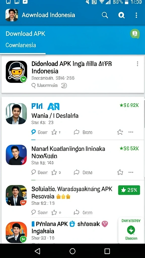 Fitur sosial untuk berinteraksi dengan teman.