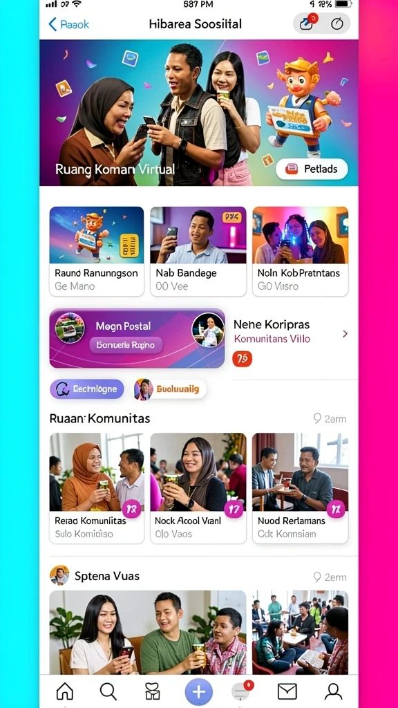 Karakter kustomisasi yang unik dan kreatif.