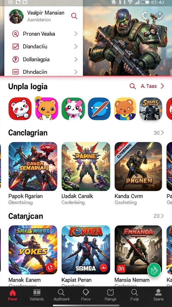 Tampilan grafis yang memukau dan penuh warna.