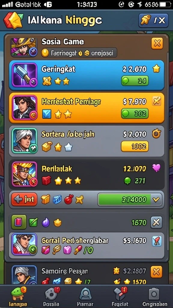 Gambaran grafis yang memukau di salah satu level.