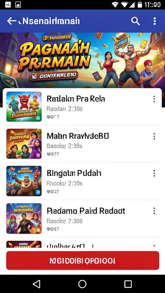 Berbagai pilihan permainan menarik untuk dinikmati.