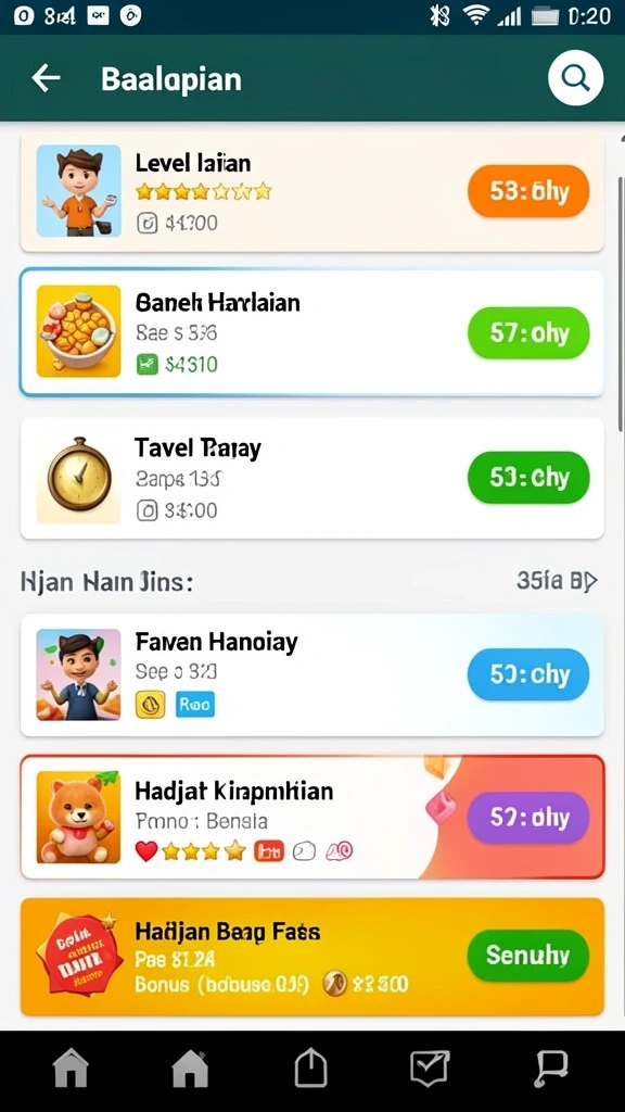 Tampilan antarmuka yang modern dan menarik.
