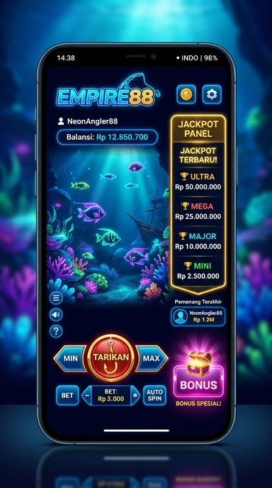 empire88 — layar beranda
